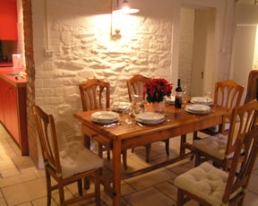 Fermoy Accommodation Living and Dining Area